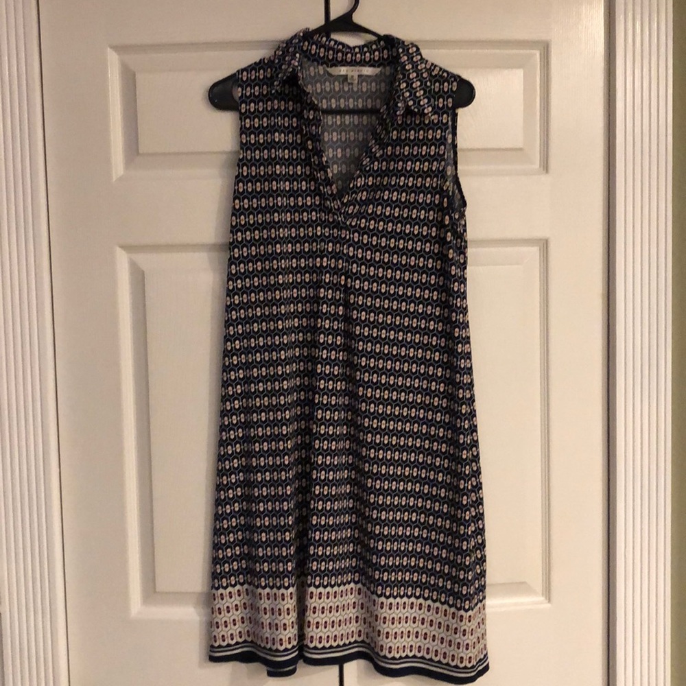Max Studio Orange and Blue Dress